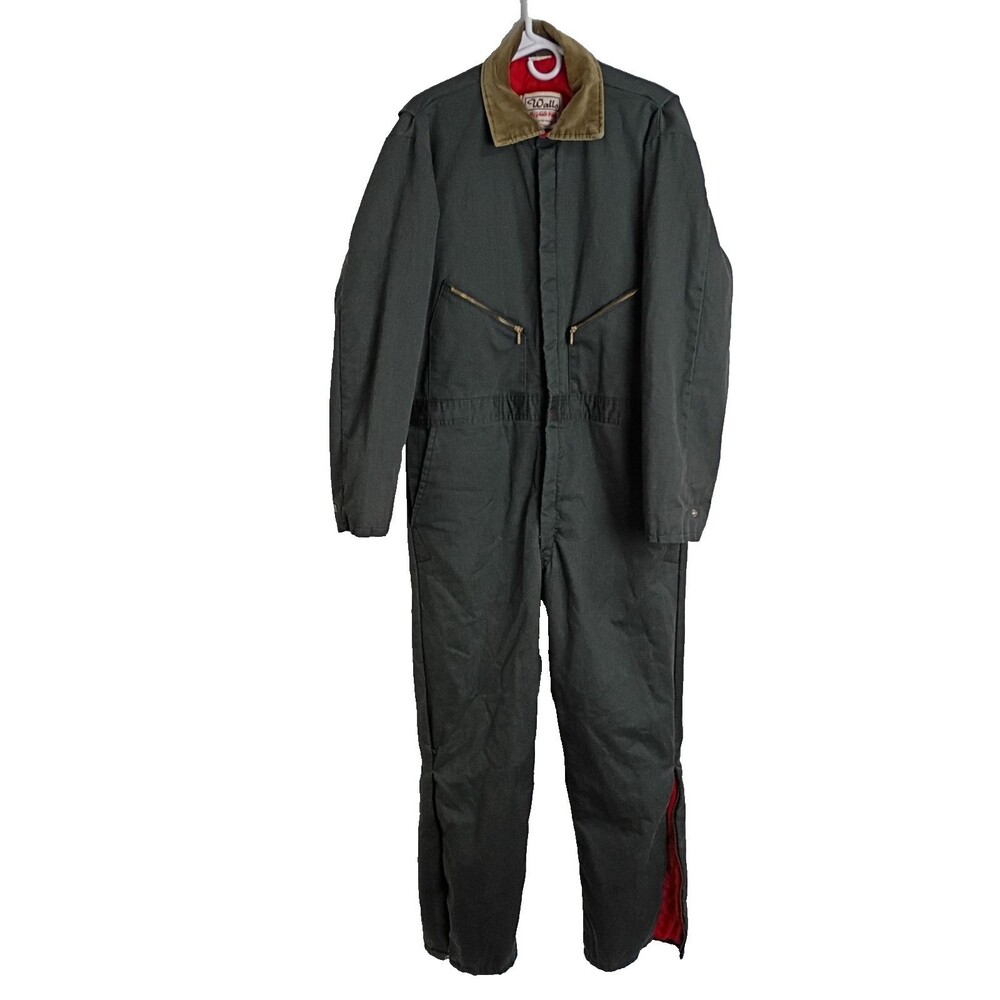 Walls Blizzard Pruf Coveralls Green Vintage